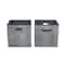 2 Pack Household Essentials 13" Fabric Storage Bins